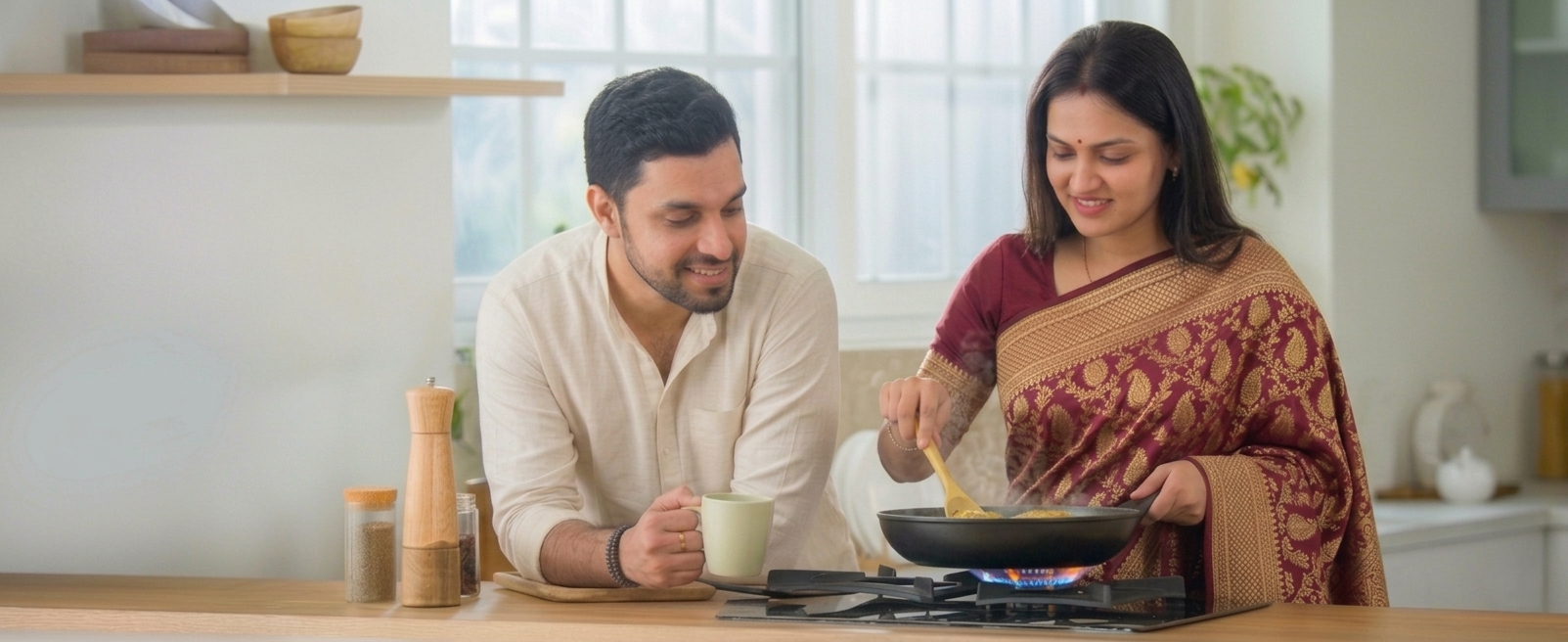 Cooking with liquid spice